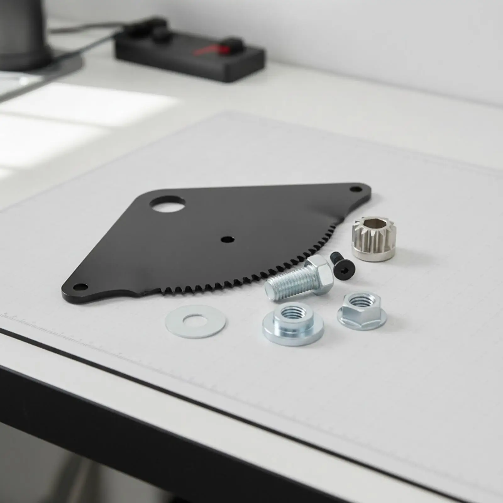 Servo Rebuild Kit with Sector Plate Compact Servo Mechanism Rebuild Kit Compatible for Mechanics, Mechanical Repairs