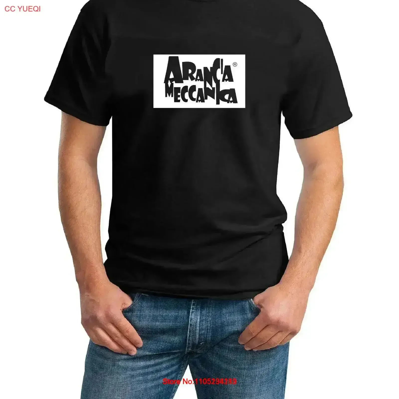 Camiseta cine película 'Arancia Mechanics 2 vintage lavado gráfico ligeramente suave Top para uso diario cómodo vintage lavado