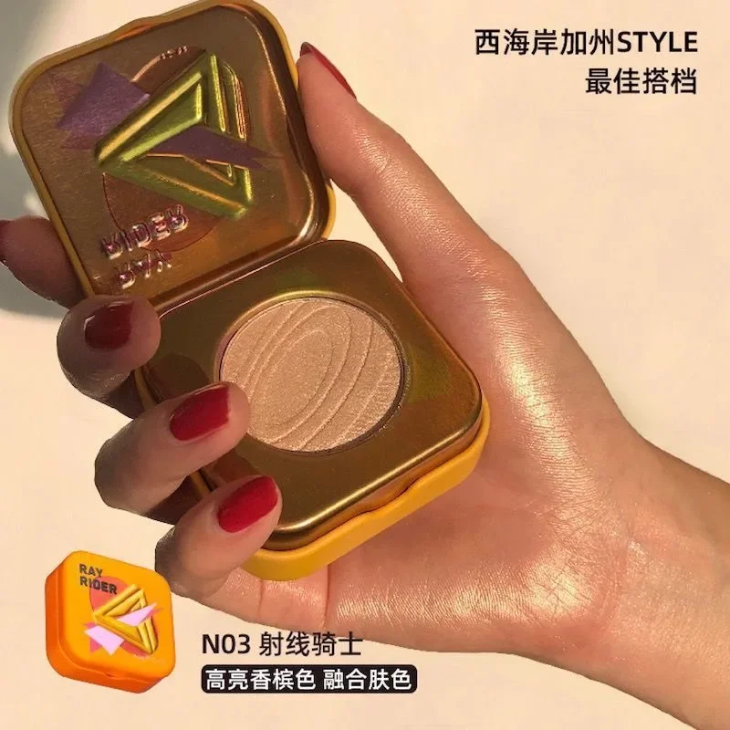 Kaleidos Caleidoscopio Classic Space Age Piccola scatola quadrata Evidenzia polvere glitterata per illuminare la pallete di luci d'acqua con diamanti