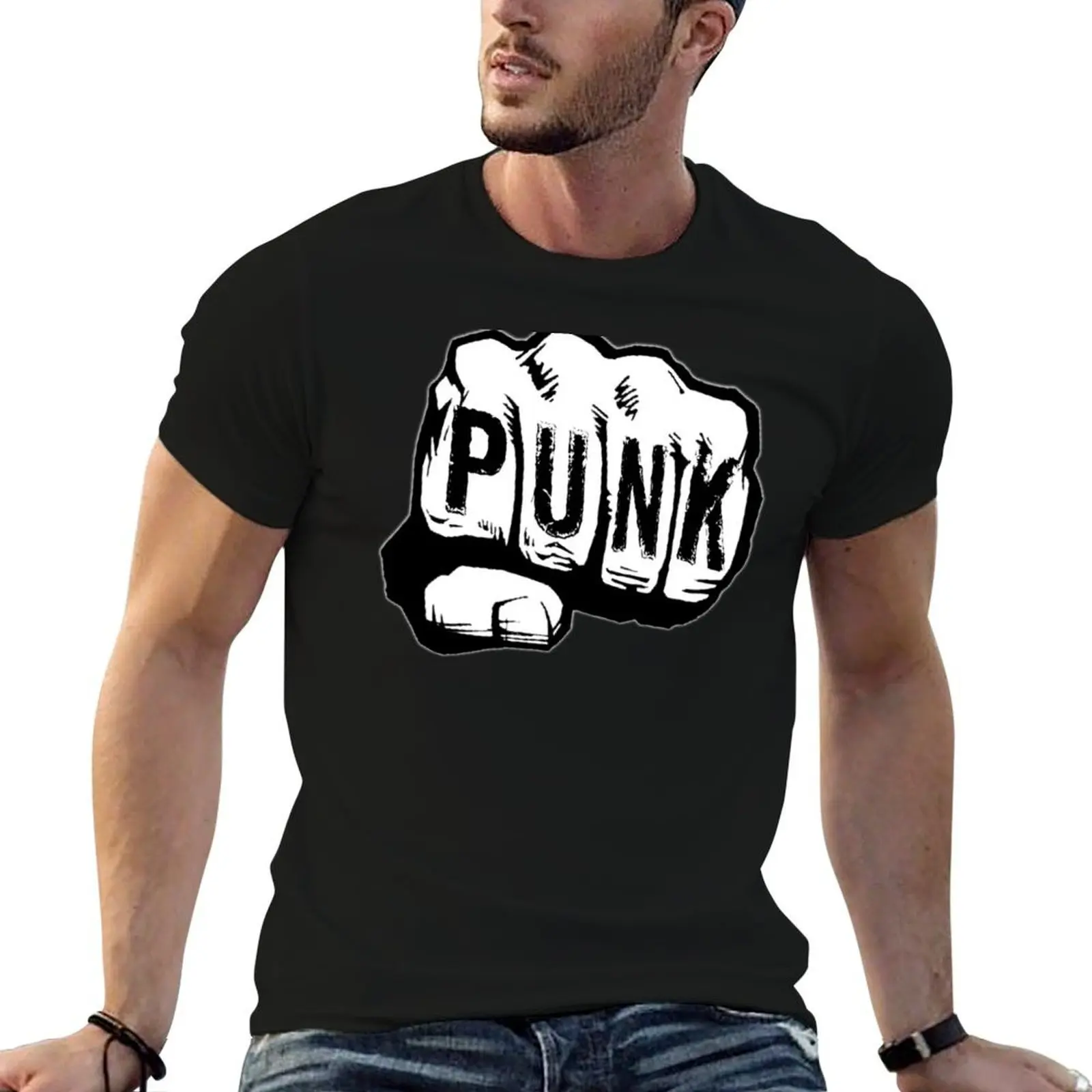 

PUNK FIST T-Shirt t shirts for man pack white cotton t shirts man 100% cotton t shirt man T-shirt