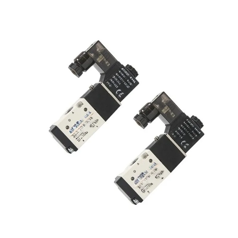 Two position three way solenoid valve Pressure resistant precise reversing 3V110-06/3V210-08/3V310-10 electronic valve type