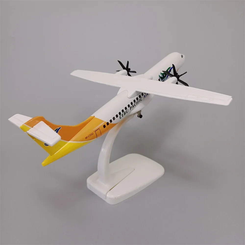 20cm Philippines CEBU PACIFIC AIR ATR Vietnam ATR Airlines Alloy Metal Diecast Airplane Model Plane Aircraft w Wheels Propellers