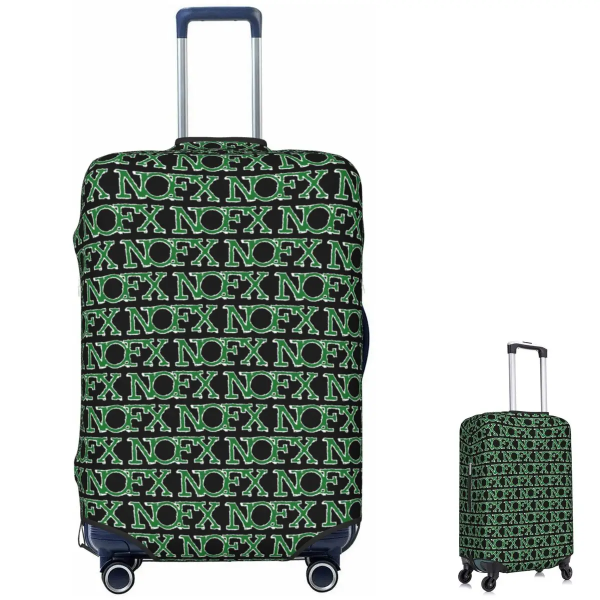 Nofx Band Final Tour Skull Mala Capa de proteção elástica para viagem Protetor de bagagem para 18-32 polegadas