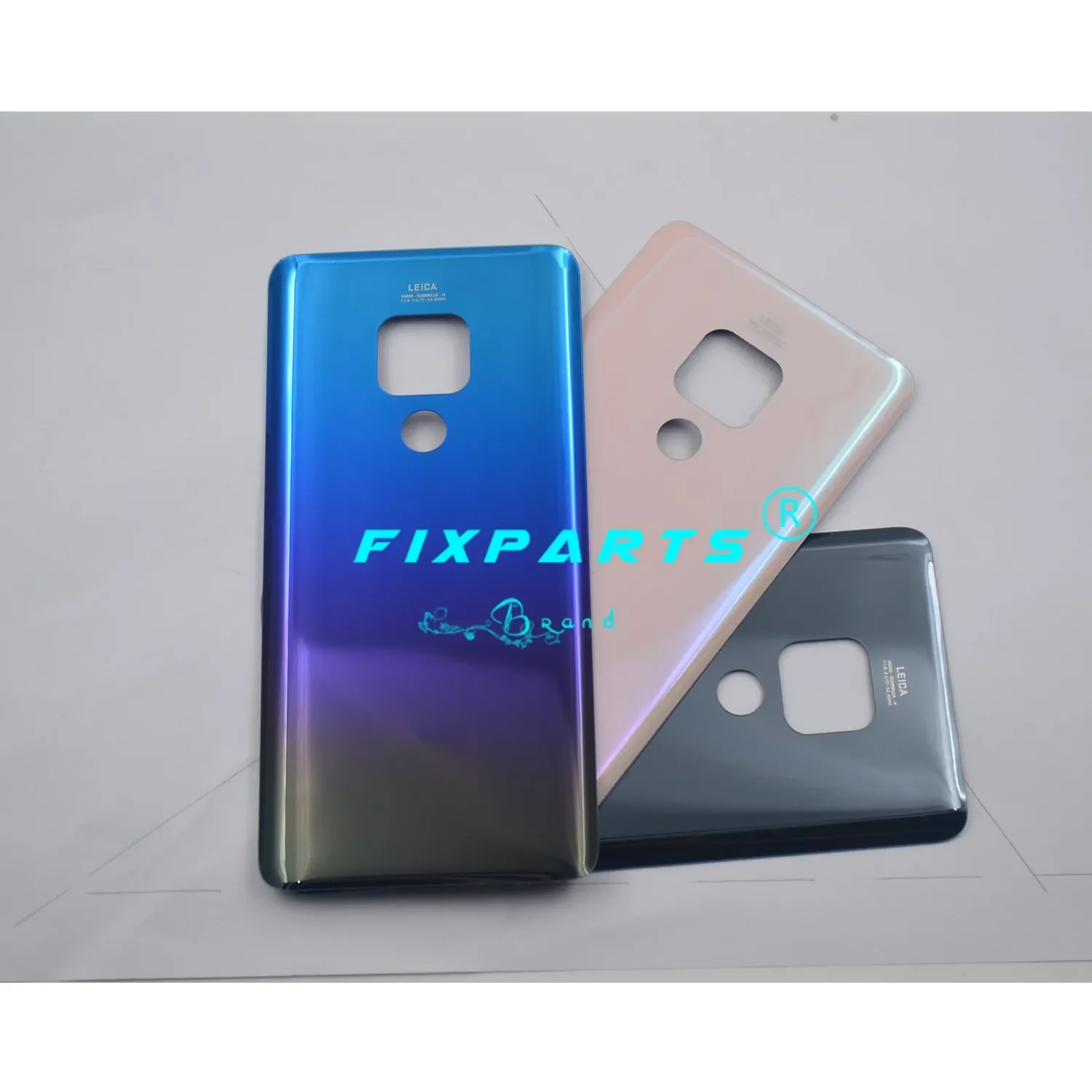 New For Huawei Mate 20 Battery Cover Glass Rear Housing Door Panel Replacement Parts HMA-L09 HMA-L29 Back Cover With Lens