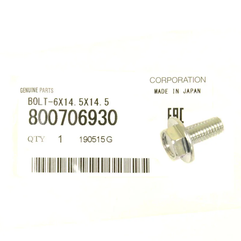 

NBJKATO Brand New Genuine Timing Belt Cover Bolt OEM 800706930 For Subaru Forester Impreza