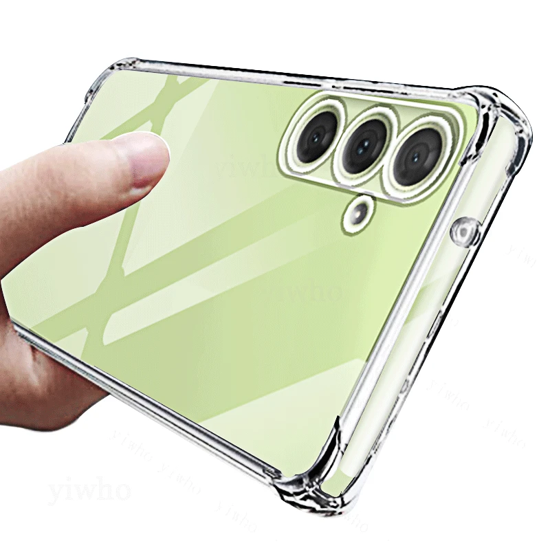 Shockproof Clear Silicone Soft Back Case for Samsung A54 A34 A14 A04 A53 A73 A33 A23 A13 A52 A32 A50 A70 M54 M14 M04 5G  Coque