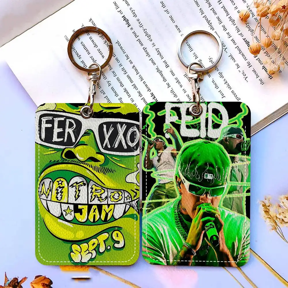 Ferxxo Feid 1 قطعة INS حامل بطاقة الحرم الجامعي للطلاب الكرتونية الإبداعية لبطاقة الوجبات، بطاقة الحافلة، بطاقة العمل، إلخ #1