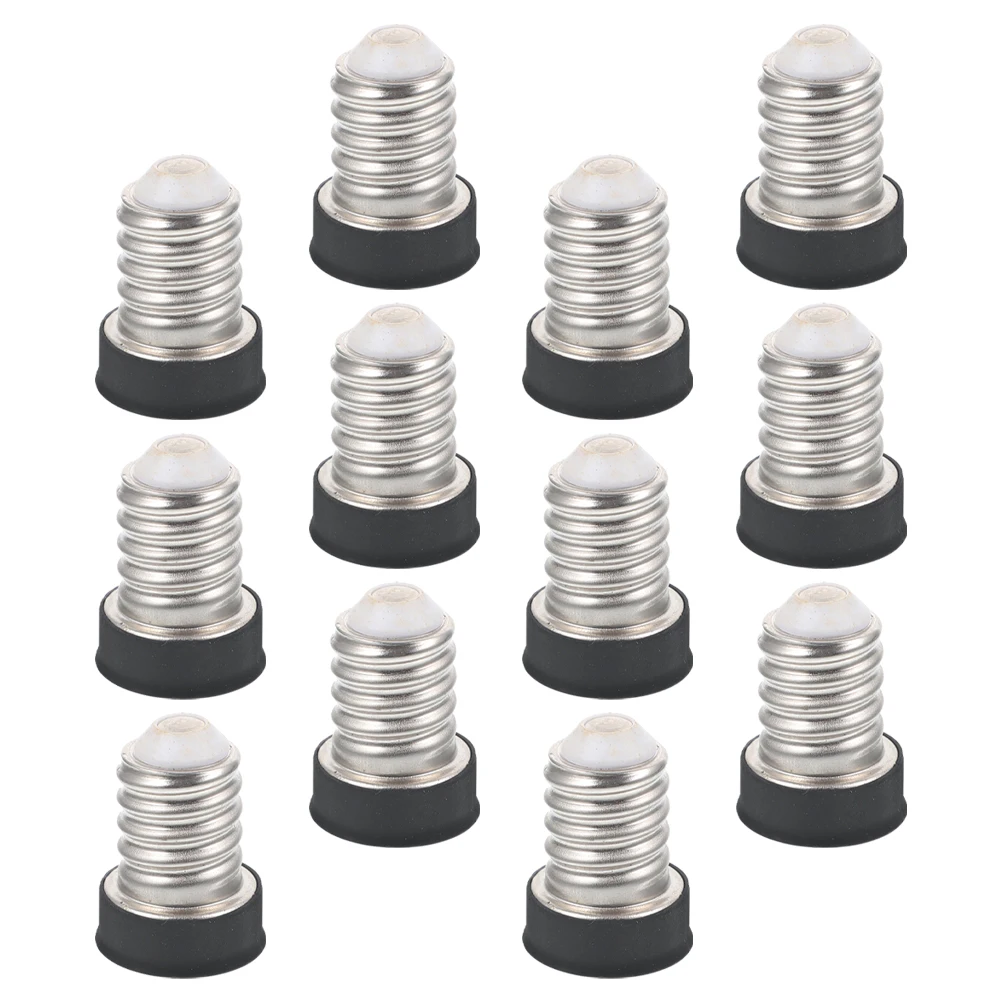 

12 pcs E14 To E12 Light Bulb Socket Adapter Lamp Holder Converter For Home Office Commercial Use Compact Design Lamp Accessories