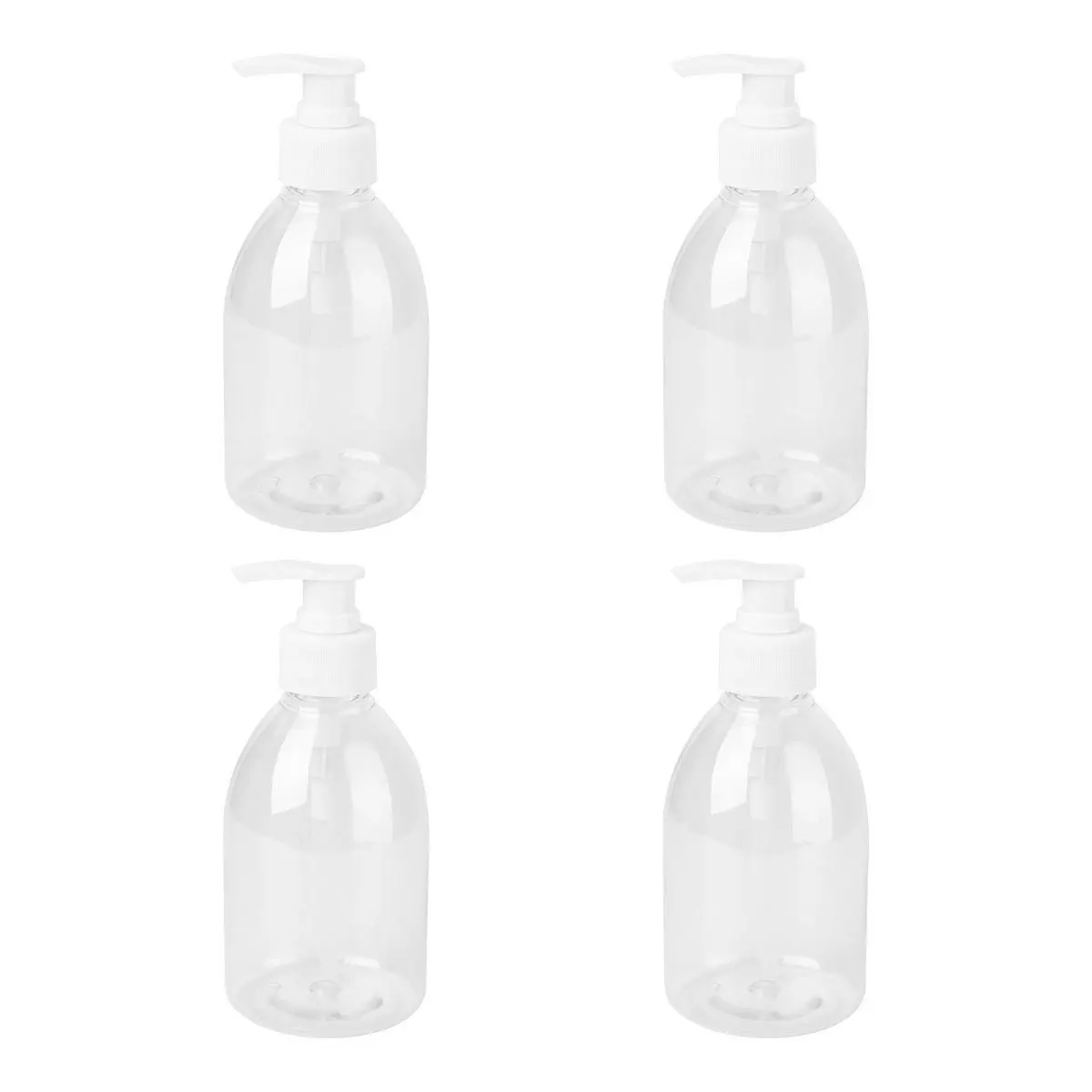 4 قطعة 350 مللي زجاجة مضخة الضغط زجاجة فرعية لتخزين الصابون كاذبة ديكور المنزل مادة آمنة متينة مريحة للتنظيف #1