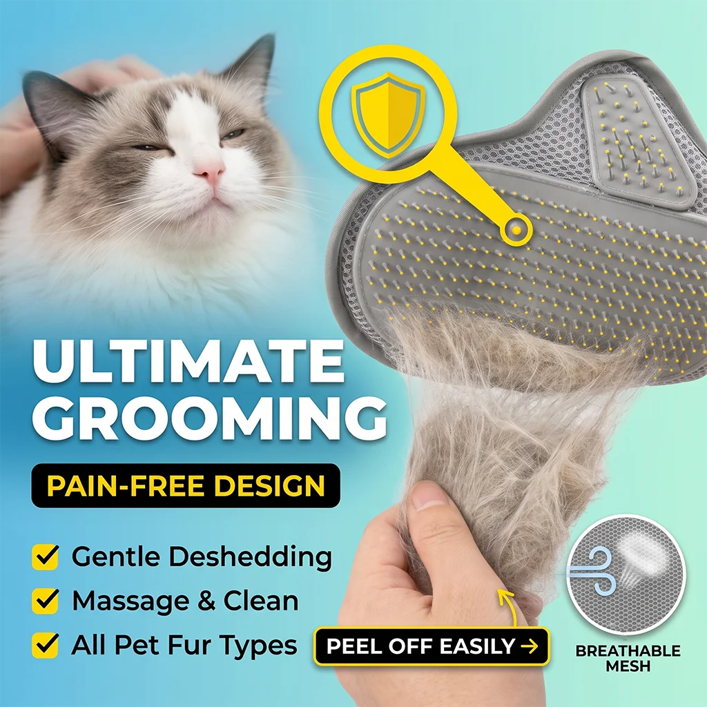 Pet Supplies Grooming - Pet Grooming Glove Dog Cat Hair