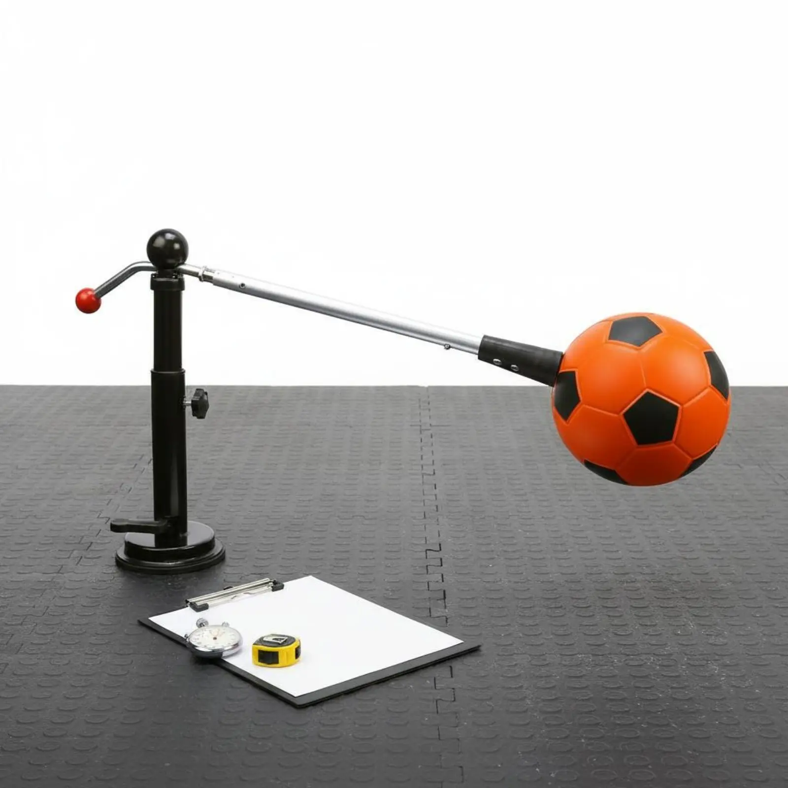Suction Cup Soccer Juggling Trainer Angled Arm Football Training Aid Portable Indoor Soccer Ball Control Practice Sports Gear
