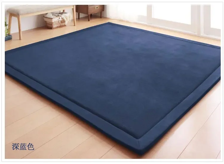 NONE Soft Coral Velvet Rug Non-Slip Mat 6