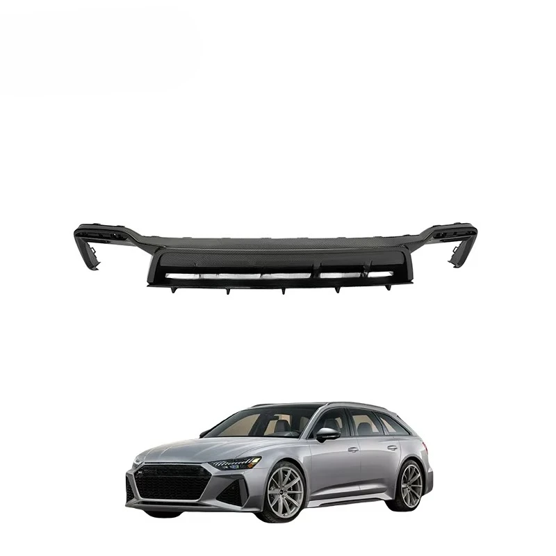 Professional Manufacturer MSY Style  RS6 Body Kit Dry Carbon Fiber Rear Diffuser