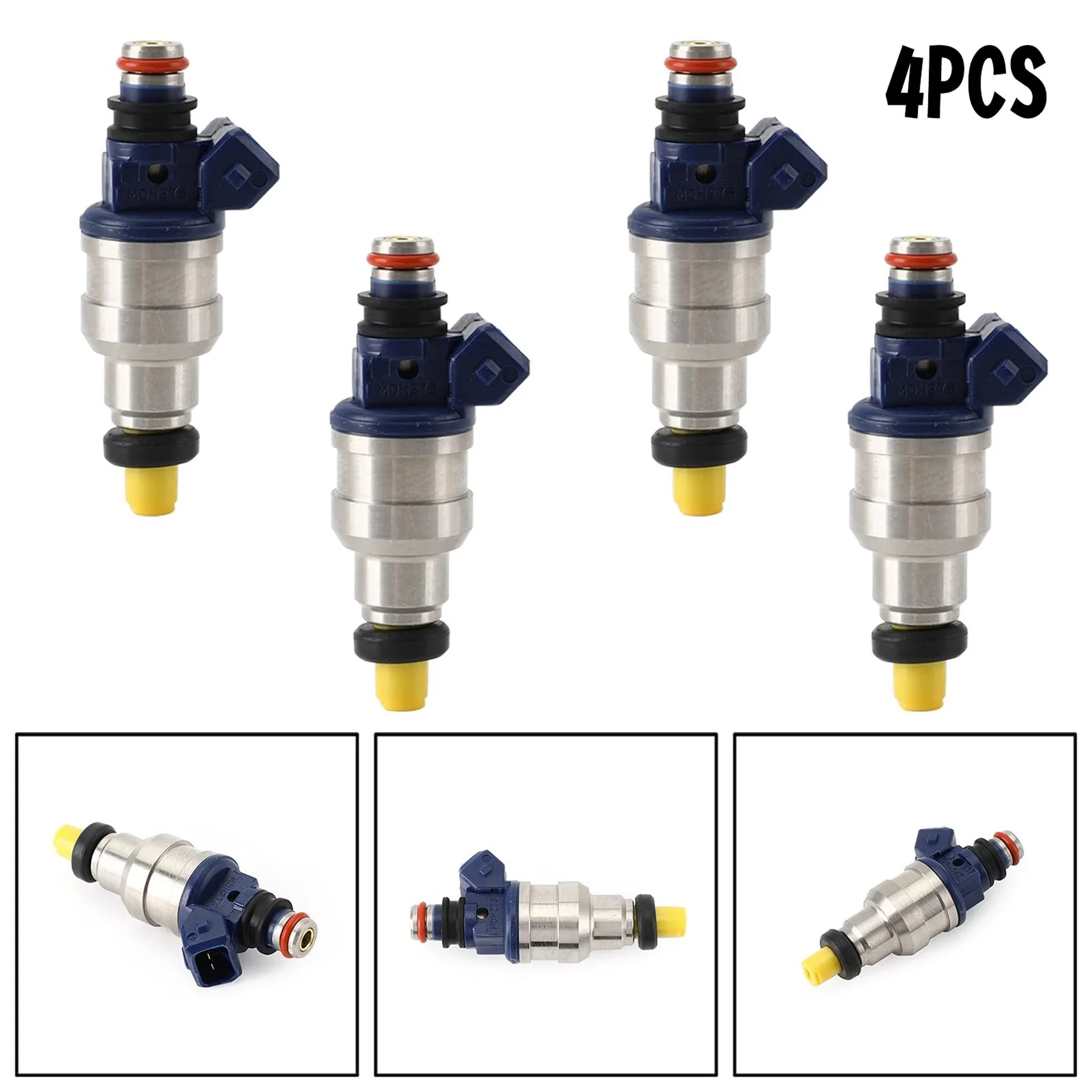 

NEW-4Pcs Fuel Injectors Set Fit For Mitsubishi 2.4L L4 1994-1999 842-12147 MDH275 INP-065