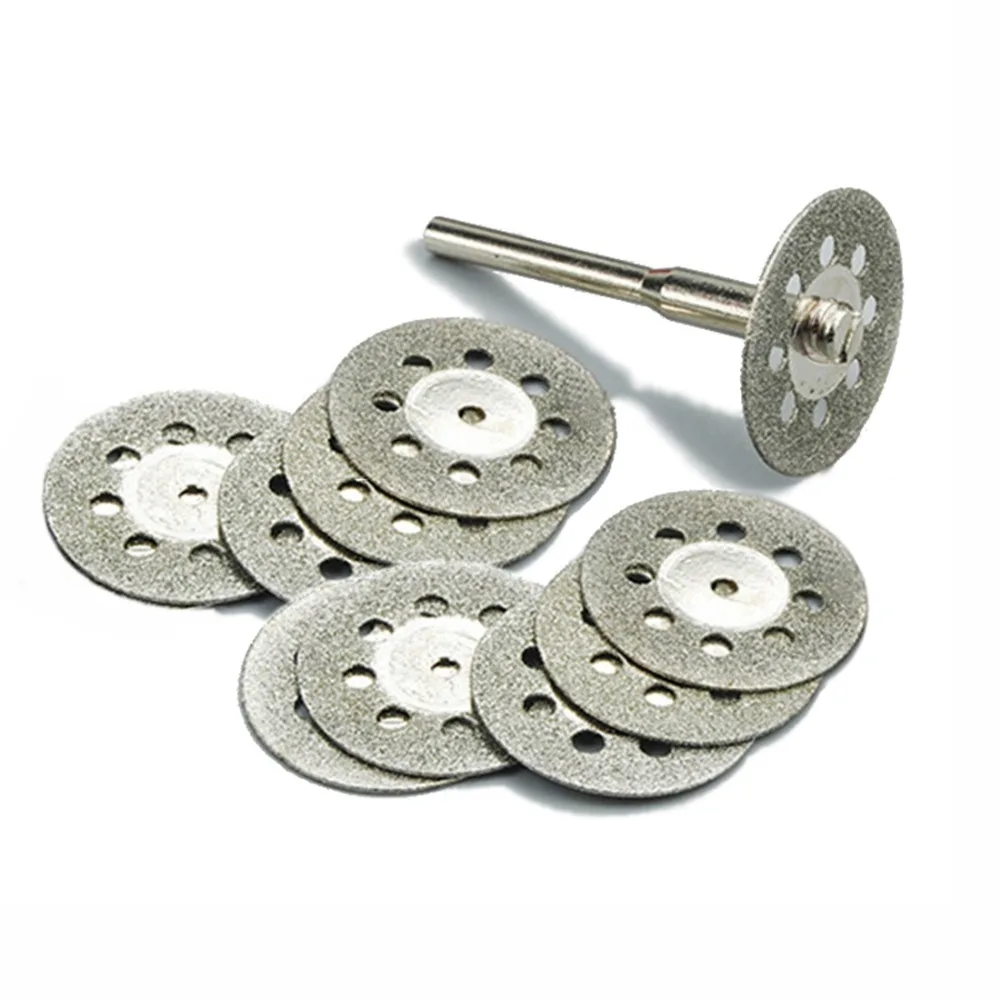 

10pcs 22mm Diamond Cutting Discs Tool for Cutting Stone Cut Disc Abrasives Cutting Dremel Rotary Tool Accessories Dremel Cutter