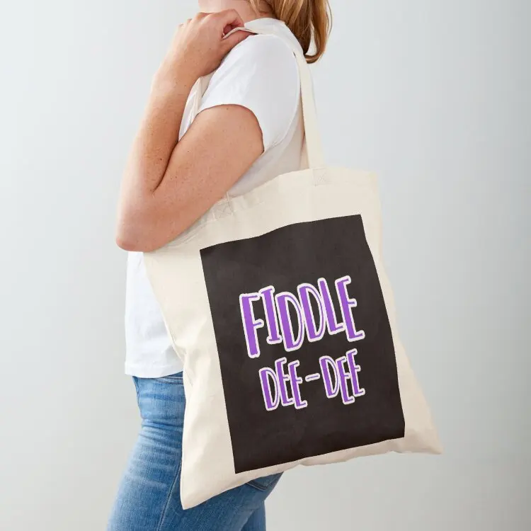 

Fiddle-dee-dee Tote Bag supermarket folding bag custom canvas bag Canvas Canvas for women
