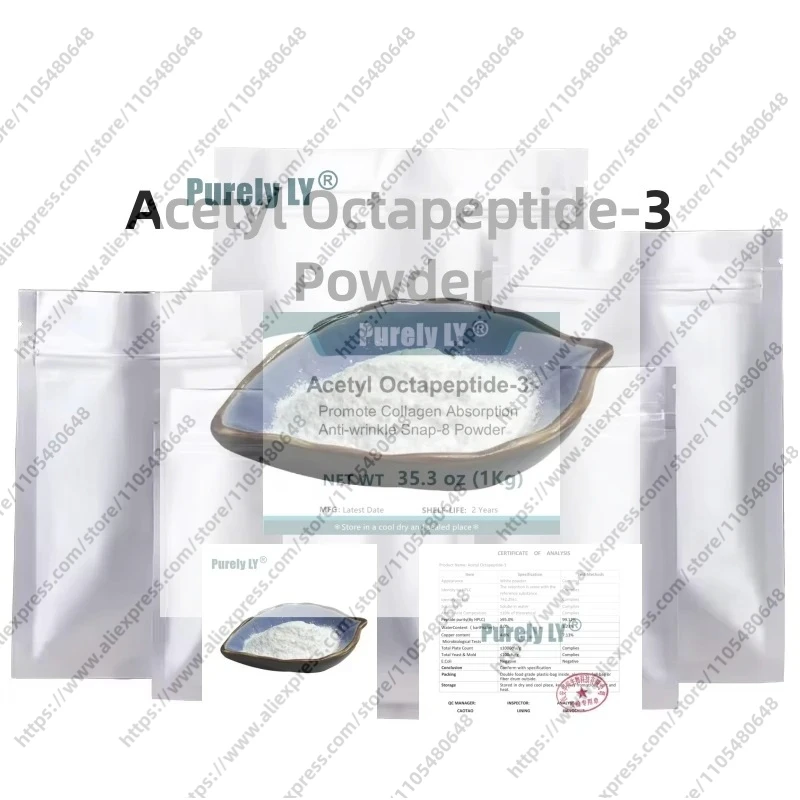 NO.061 A3 Péptido Cosmético Acetil Octapéptido-3 SNAP-8, Promueve la Absorción de Colágeno, DIY Casero, Envío Global Rápido
