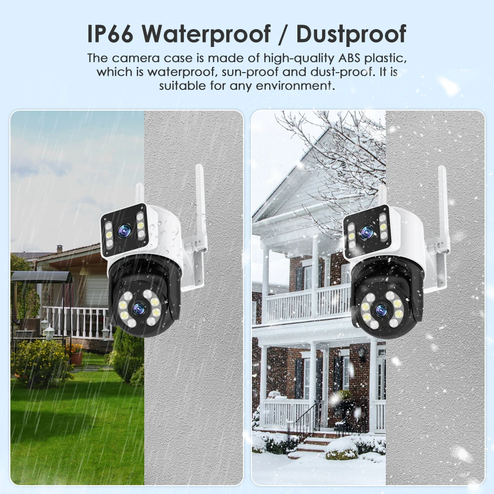 8MP PTZ 5G WIFI IP Camera Outdoor Full Color Night Vision videosorveglianza AI Human Tracking CCTV Wireless Waterproof Securit