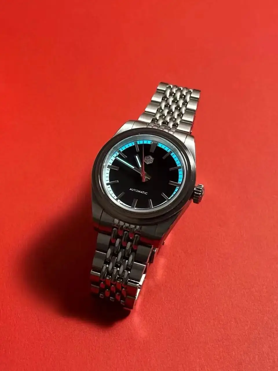 

San Martin New 37mm NH35 Watch For Men Waterproof 20ATM Adjust Clasp BGW-9 Luminous Montre Homme Sports Swim Luxury SN0106-3