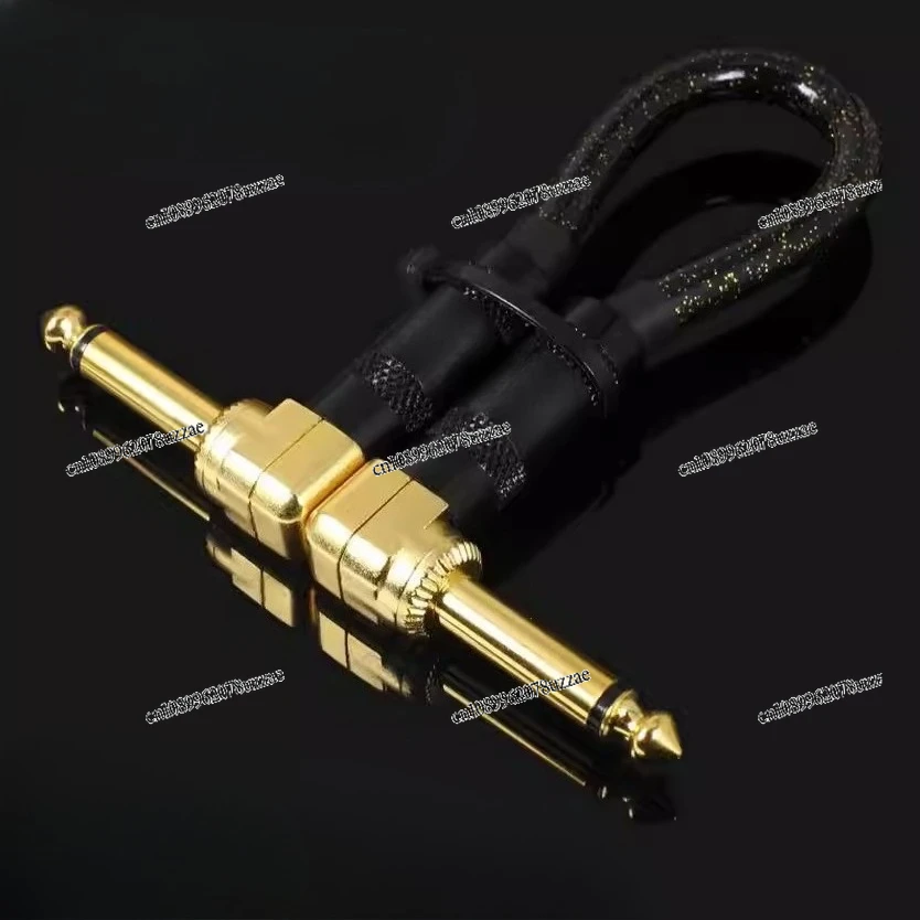 

Кабель для гитарных эффектов, одножильный, для музыкальных инструментов, короткий, с шумоподавлением, экранированный, из монокристаллической меди