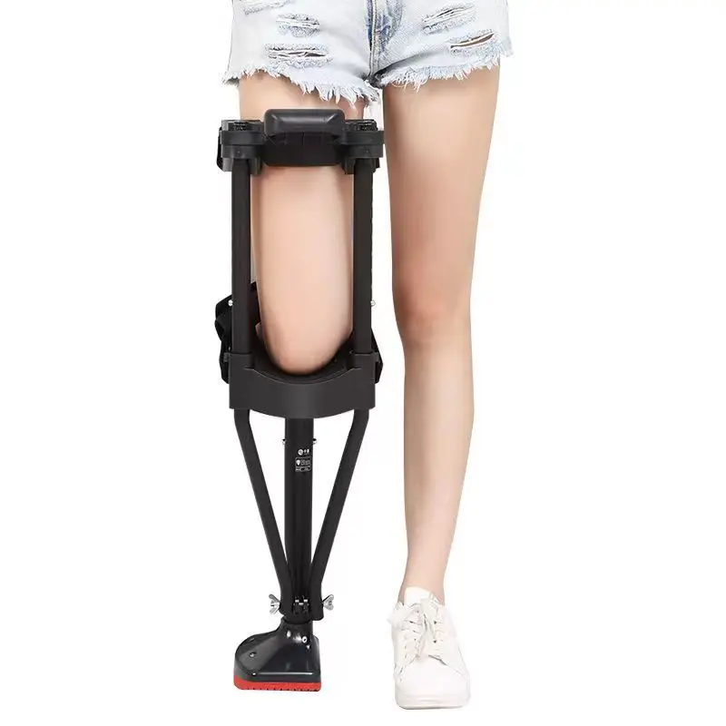 

Support-Free Walking Aids Knee Walker Single-Leg Telescoping Assisted Walking Stick Hands Free Crutch Leg Knee Mobility Support