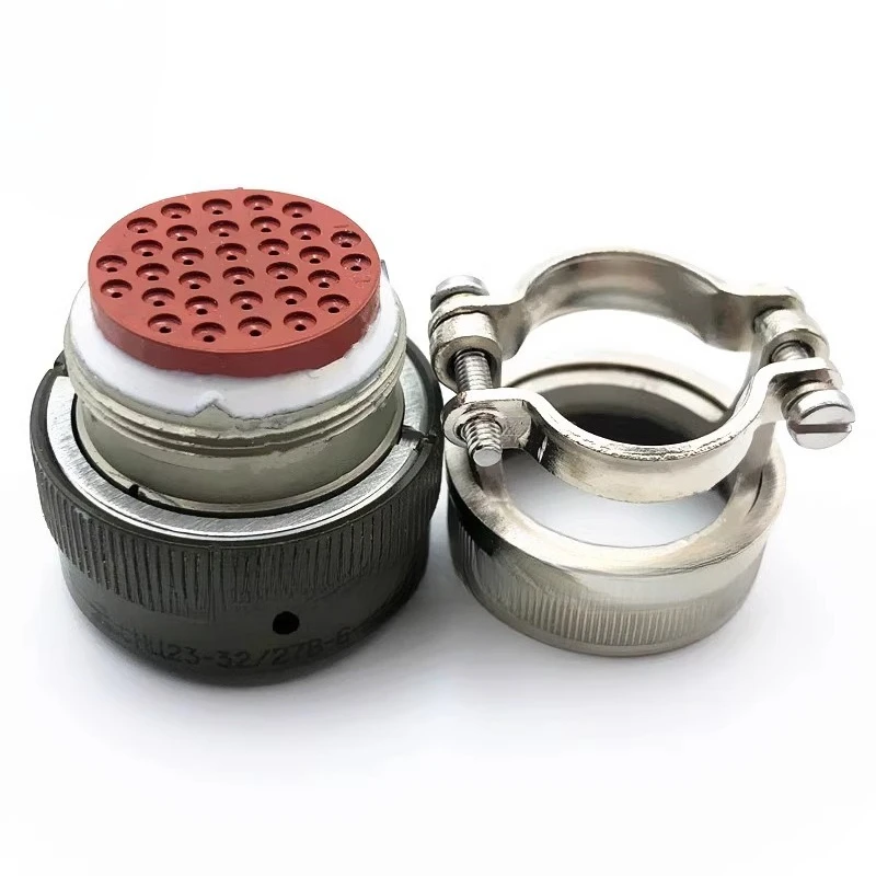 32-Pin ZH23 Stecker ZH23-32/27B-6-b-B Luftfahrtstecker Crimpkabel Kopfstecker