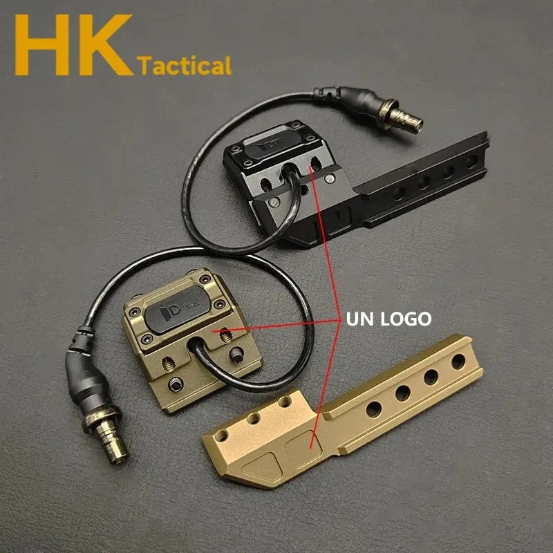 Pressure Switch with Un Mount Side Extension Bracket DBAL NGAL M300 M600 Tactical Weapons Flashlight and Laser Mount
