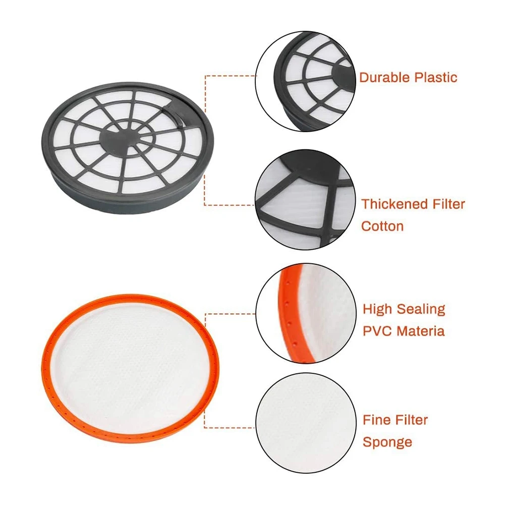 filter element Replacement Parts HEPA Filters Compatible for VAX 95 Vacuum Cleaner Accessories Pre & Post Motor Filters