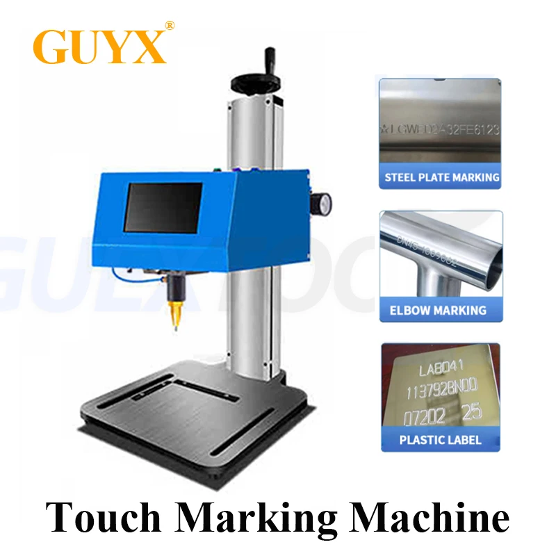 

Touchscreen Pneumatic Marking Locomotive Chassis Electric Marking Machine With Adjustable License Pplate Engraving Coding Machin