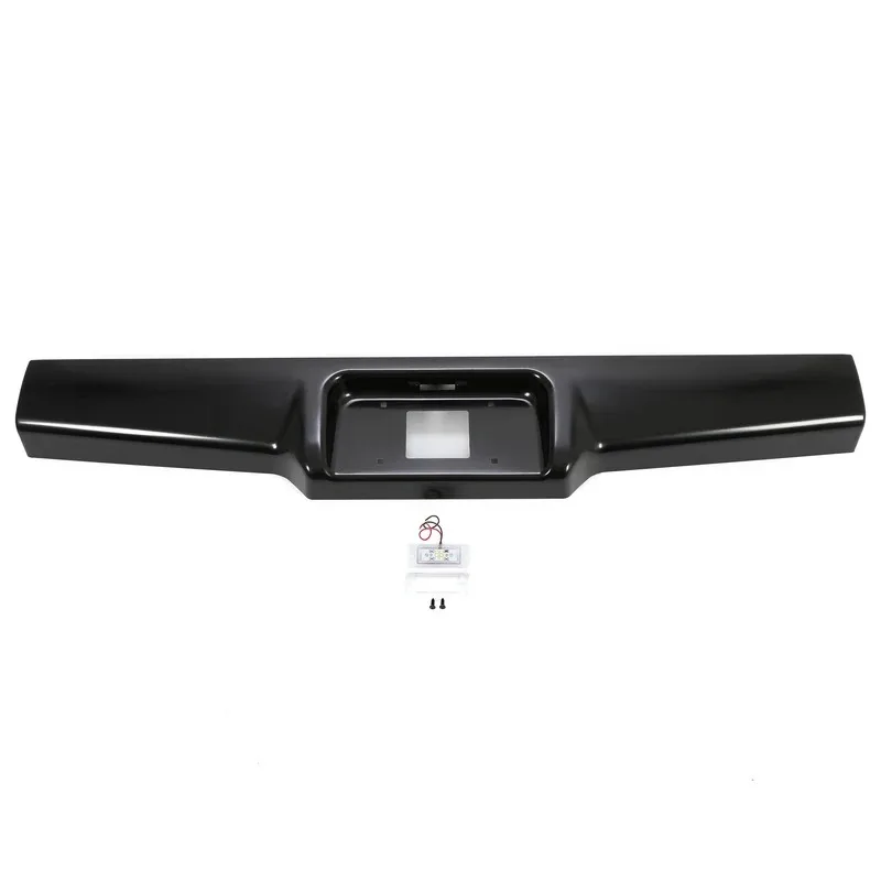 

Rear Bumper Roll Pan + License Plate Light for 82-93 Chevy S10 C S15 Sonoma