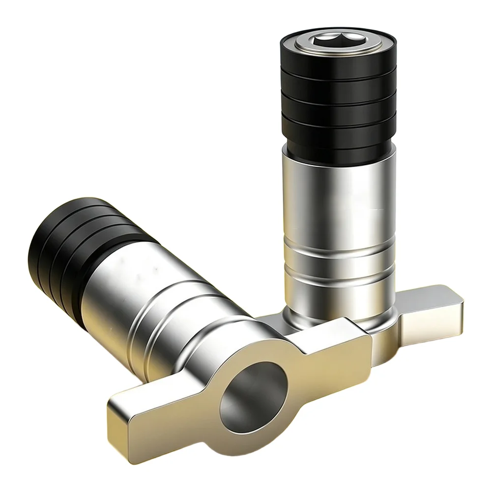 2pc Electric Wrench Adapter Drill Bit Wrench Spanner Shaft Conversion Head Self-Locking Square Shaft Drill Bit Driver Power Tool