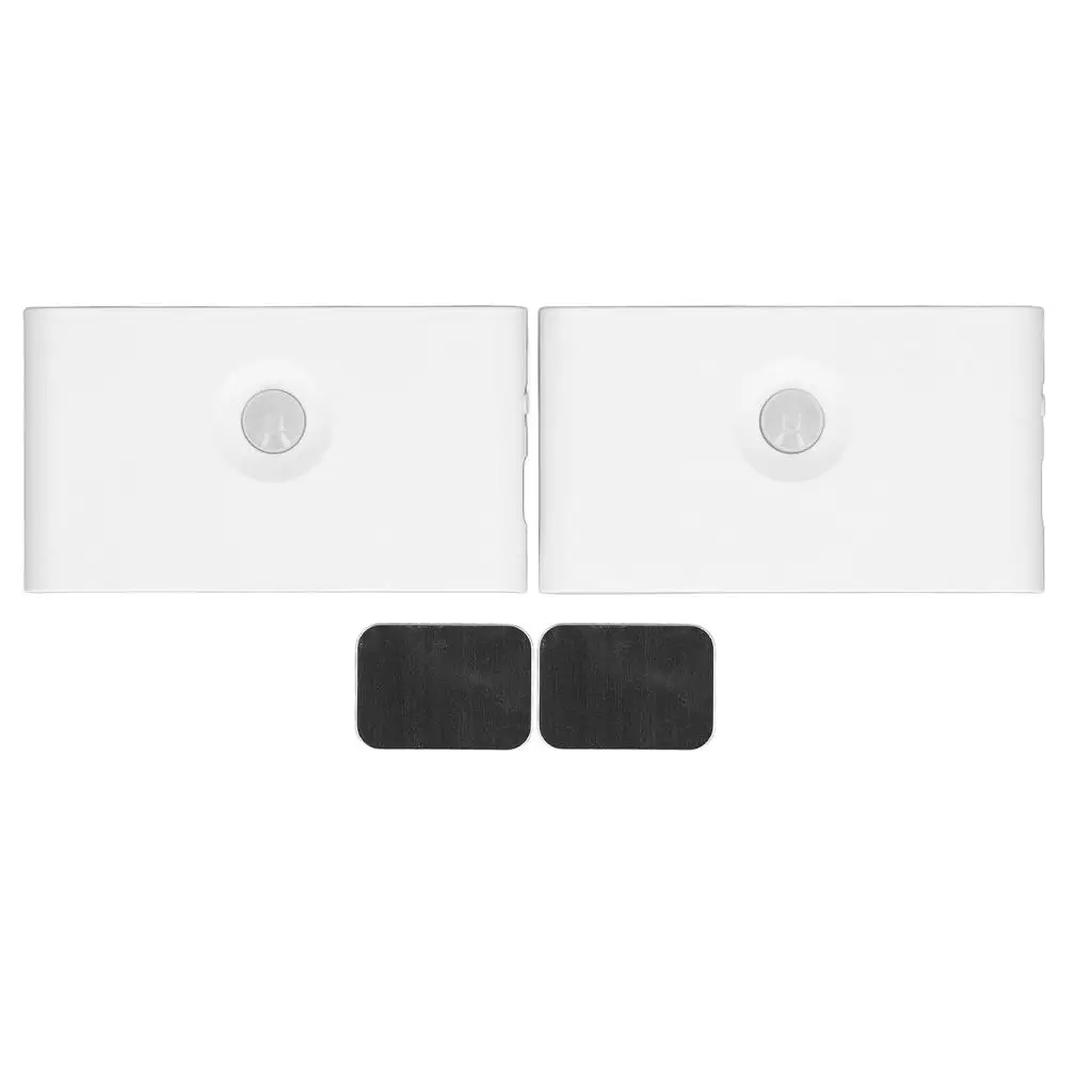 LED Smart Night Light Motion Sensor USB Charging Cabinet Magnetic React In Chain For Corridor Bed Bottom Removable Magnetic