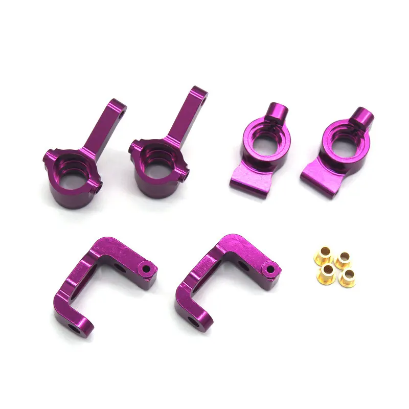 Pièces de rechange pour voiture télécommandée de rallye RC LC RACING PTG-2R 1/10 : coupelle de direction en métal PTG-2 et support de roue arrière