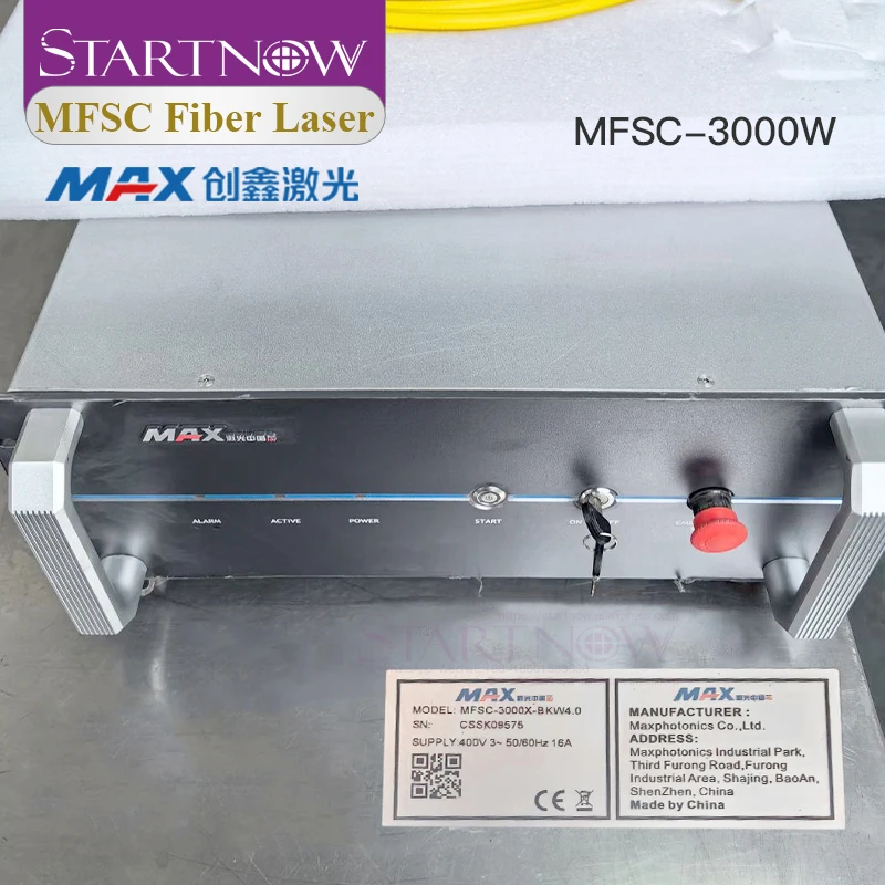 Startnow MAX Fiber Laser Source 1000W-2000W MFSC-1000X MFP-1500X Single Module CW Fiber Laser Cutting Welding Power Supply