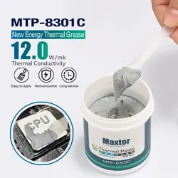 Pasta térmica para amd processador intel, cpu cooler, ventilador de refrigeração, vga, gpu, dissipador de calor, gesso, 12w/mk