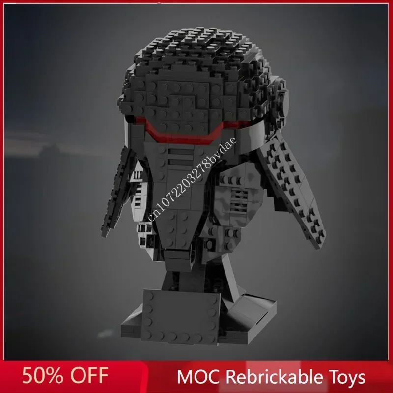 

Конструктор MOC «Звездный план»: Шлем Дэтс-Троупера, модель космического корабля, 738 деталей, развивающая сборная модель-головоломка, рождественская игрушка