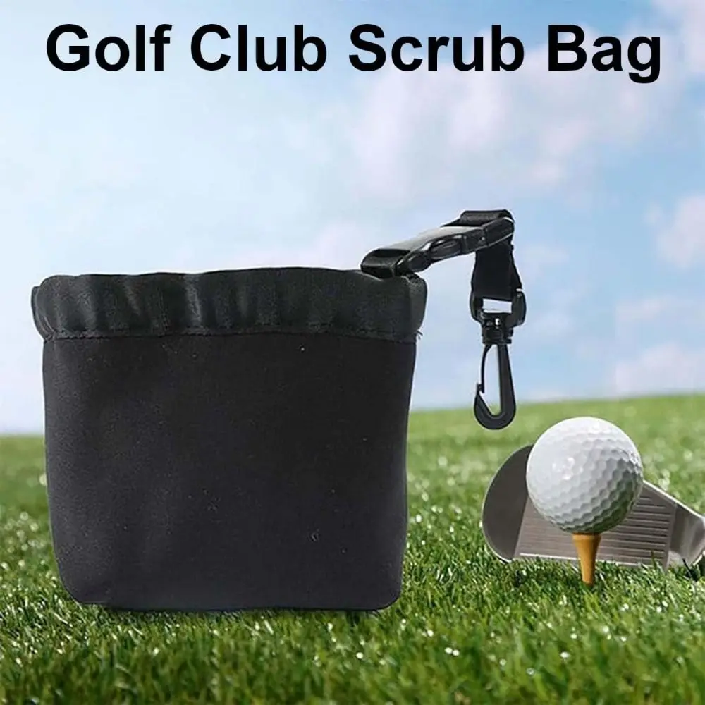 

Подарки, сумка для чистки мячей для гольфа, съемная большая вместительная сумка для чистки скраба для гольфа, портативная сумка для скраба для гольф-клуба