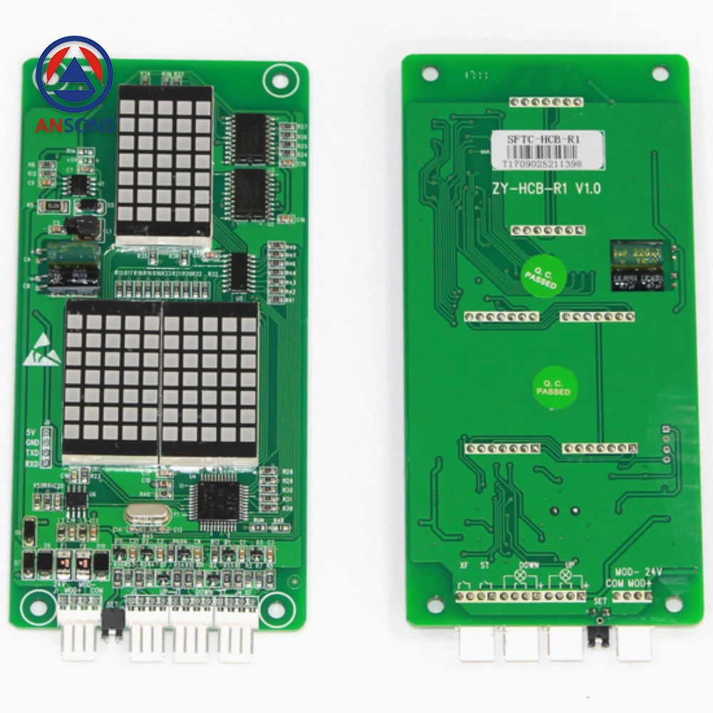 SFTC-HCB-R1 SFTC-HCB-R1-BCD SJ ZY-HCB-R1-SL MCTC-HCB-H Pantalla de ascensor monarca PCB LOP HOP Placa Ansons Elevador Repuestos