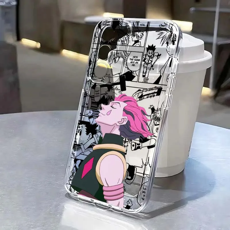 Anime Killua Hunter x Hunter Phone Case For Samsung A71 A51 A55 A52 A35 A25 A37 A17 A07 A54 A15 A14 A05 A13 A73 5G Transparent