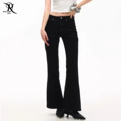 Women's Flared Pants for Women Flared Leggings Black Trousers Ladies Womens Elegant Pant Jeans Women Korean Popular Y2k Clothes