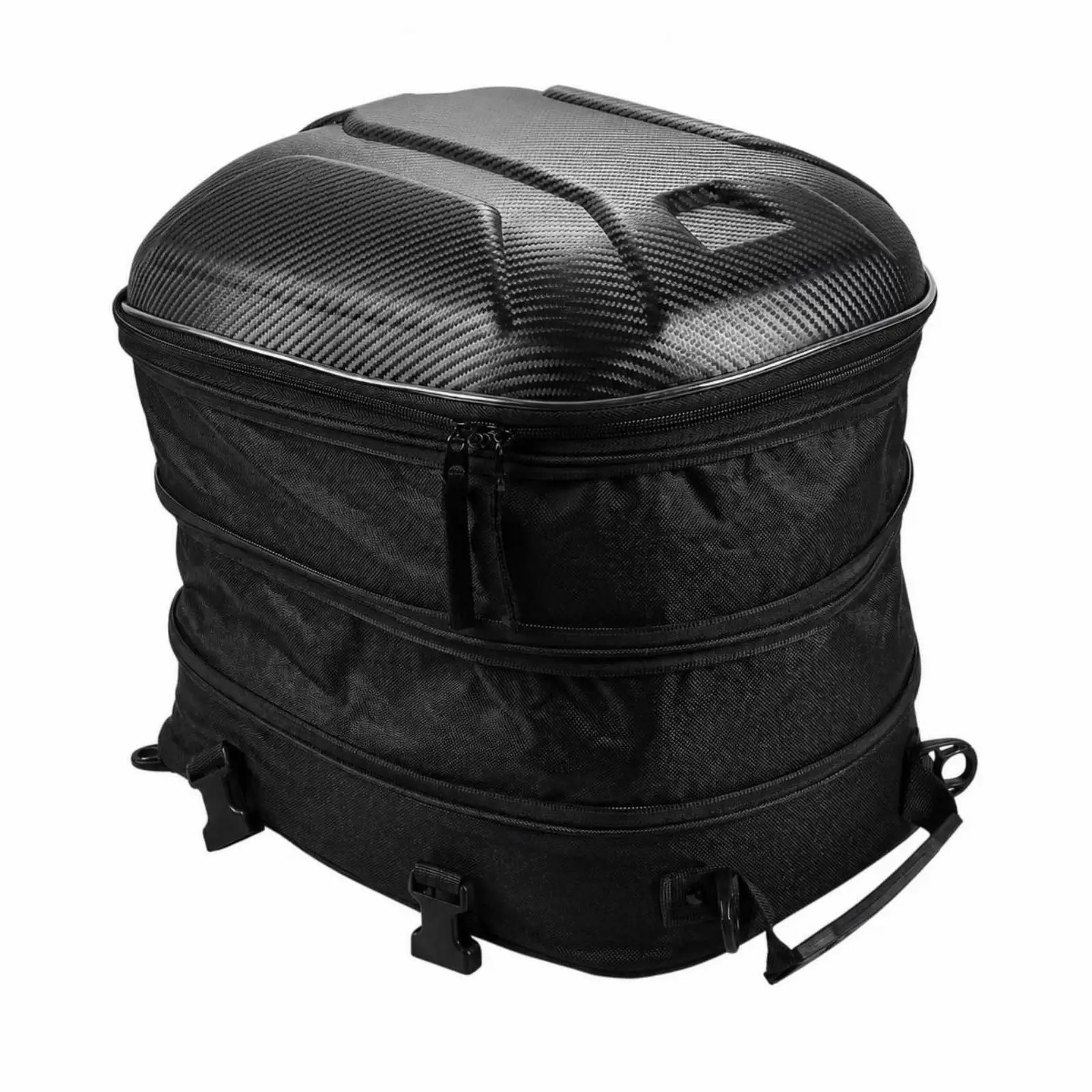 Hard Shell Motorcycle Tail Bag | Universal Fit, Motorcycle Rear Seat Bag, for Road Trips