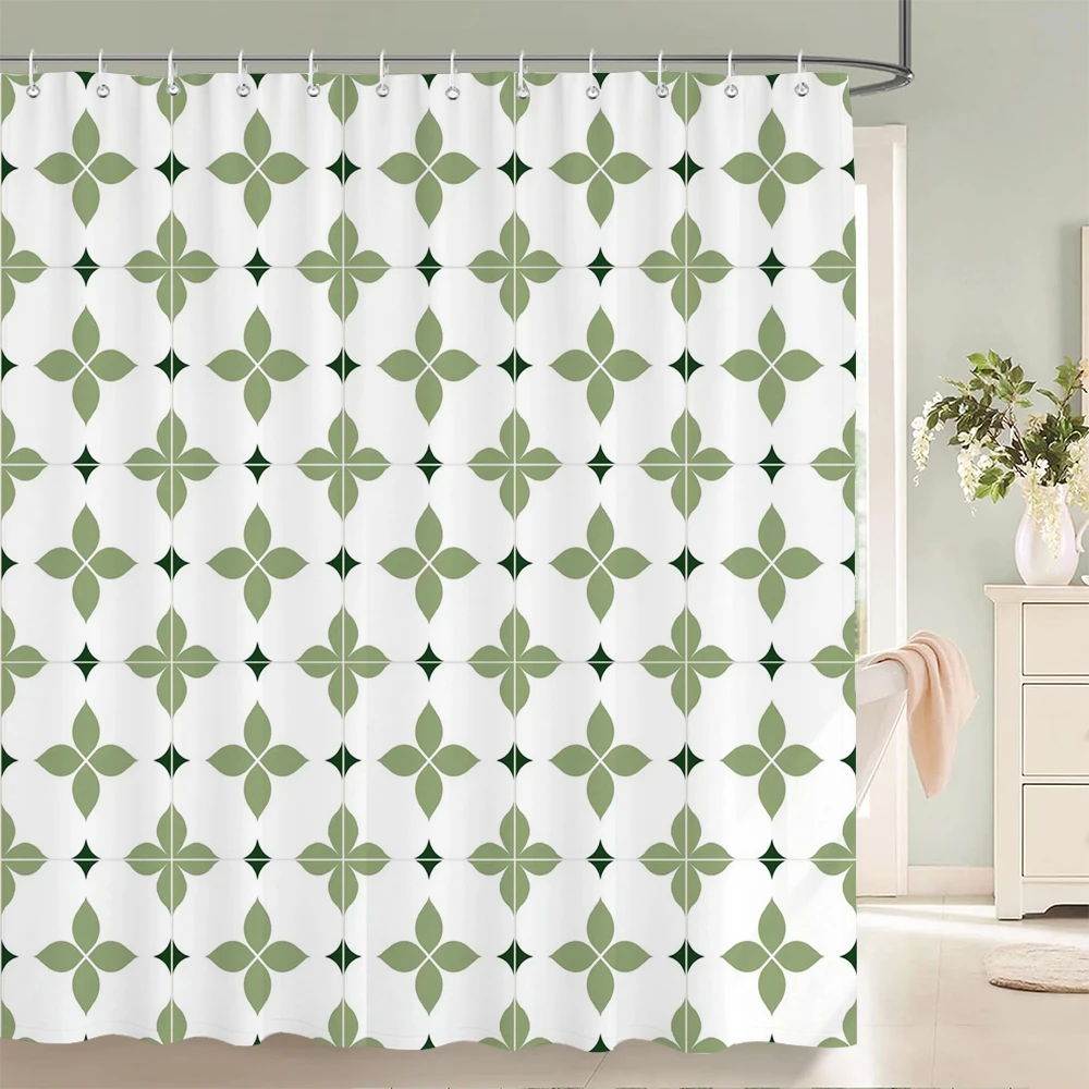 

Nordic Wind Abstract Art Boho Shower Curtain Waterproof Polyester Bath Curtain Bohemian style Curtains For Bathroom Decor
