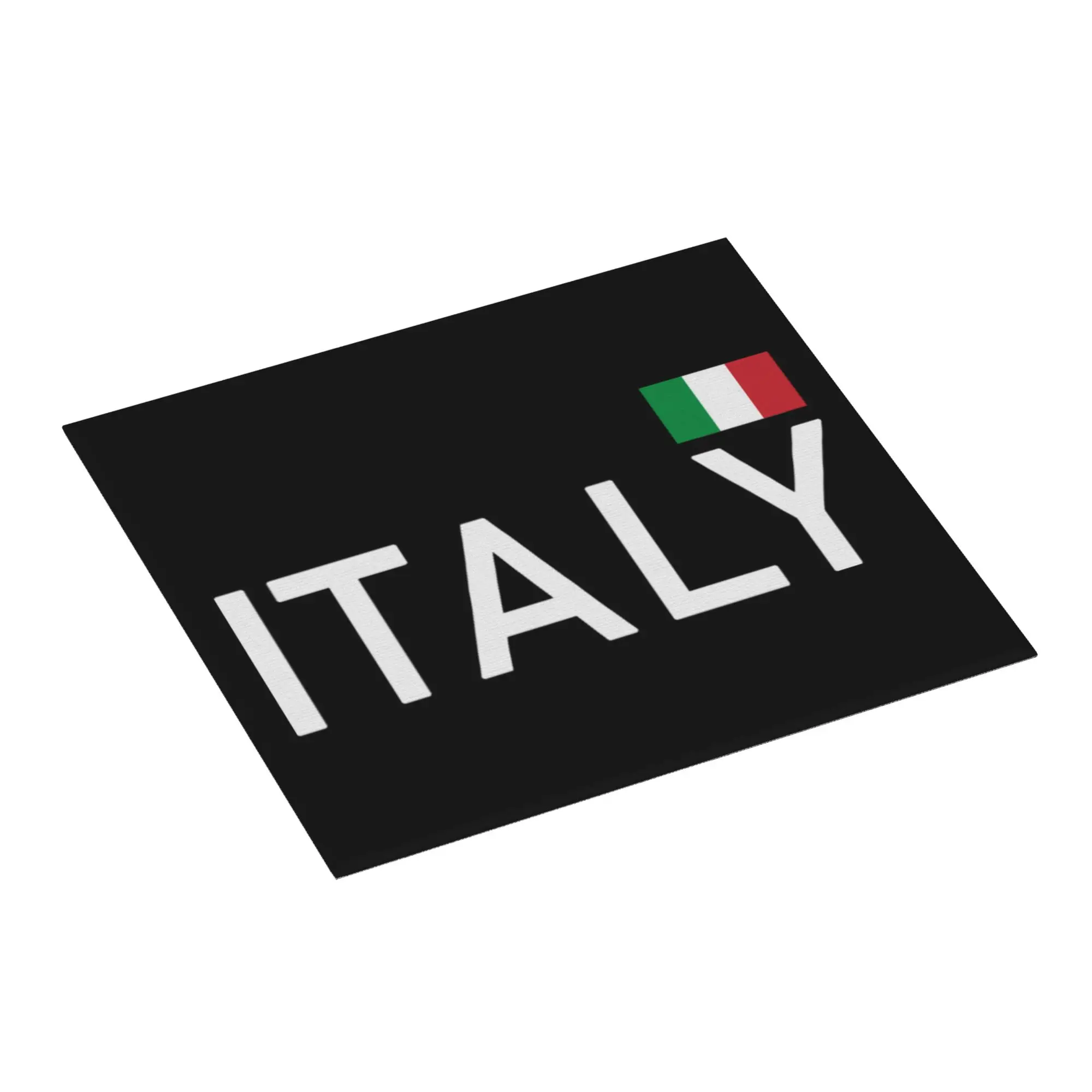 Italy Flag Italia Italian Italiano Non‑Slip Waterproof Absorbent Barware Tableware Oil Proof Bathroom Drying Mat For Kitchen