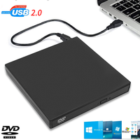 USB External CD DVD Reader CD/DVD Drive USB2.0 External Disk Drive CD-ROM DVD-ROM Optical For Macbook Laptop Desktop PC