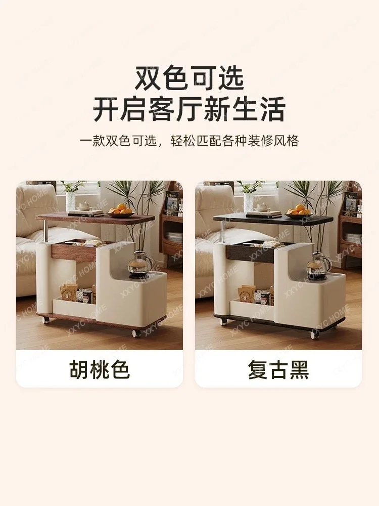 A  Living room mobile coffee table trolley balcony boiling water small tea table small apartment