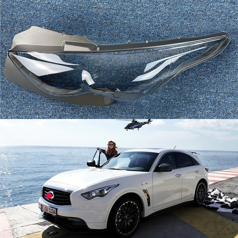 

For Infiniti FX35 headlight shade 2009 2010 2011 2012 2013 models headlight transparent lampshade lamp shell