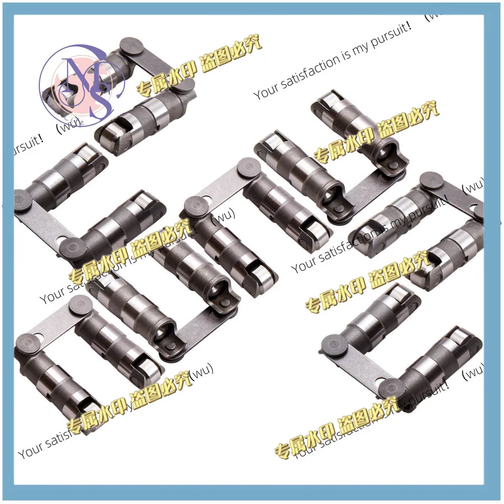 Roller Lifters and Link Bar Small Block for Chevy SBC 265 350 400 V8 Hydraulic