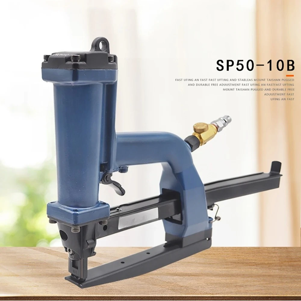SP50-10B Pneumatic Sealing Machine Carton Box Side Stapler Corrugated Box Packing Stapling Machine Air Sealer Nailing Gun