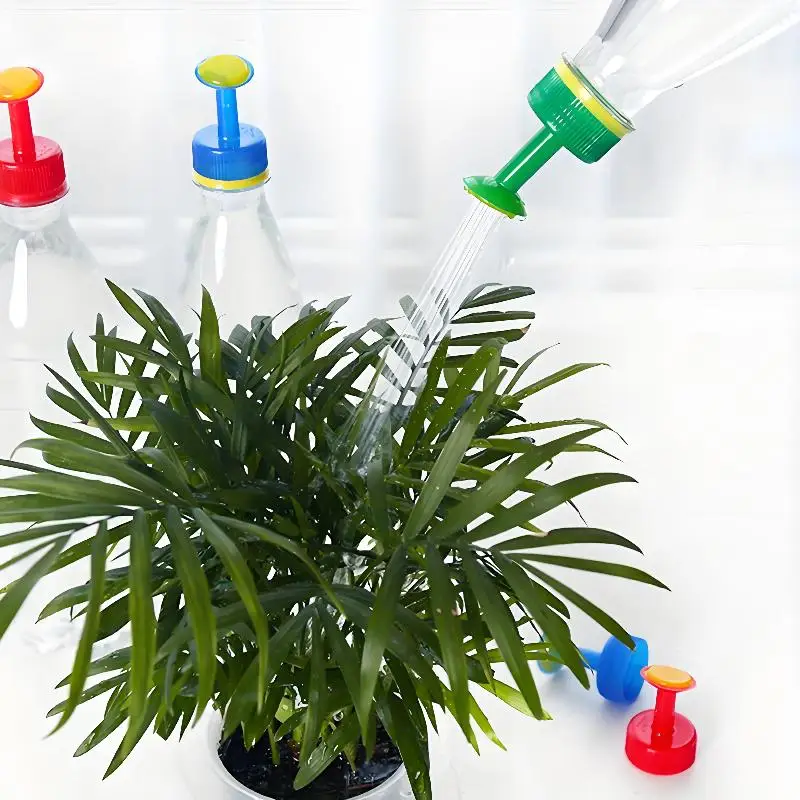 3pcs Portable Bottle Cap Sprinkler Garden Plant Watering Spout Sprayers Gardening Nozzles Waterers Seedling Irrigation Tools view 4