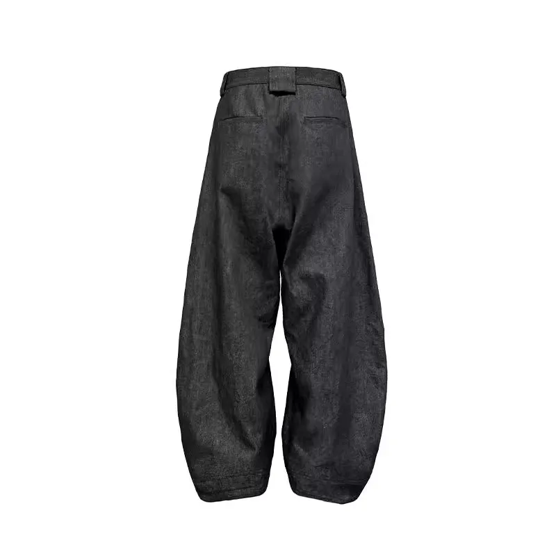 Jeans Wanita Pinggang Tinggi Celana Denim Kaki Lebar Wanita Fashion Longgar Cocok untuk Semua Pakaian Jalanan Gaya BF Antik Harajuku